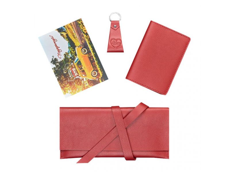 Набор кожаных аксессуаров для путешественника Мадрид, фото 5