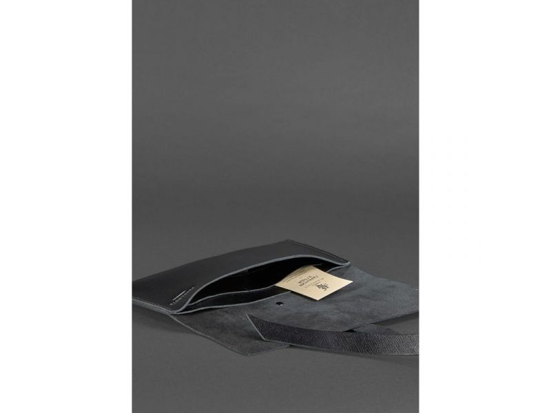 Кожаный тревел-кейс Voyager 1.2 Черный Blackwood, фото 2