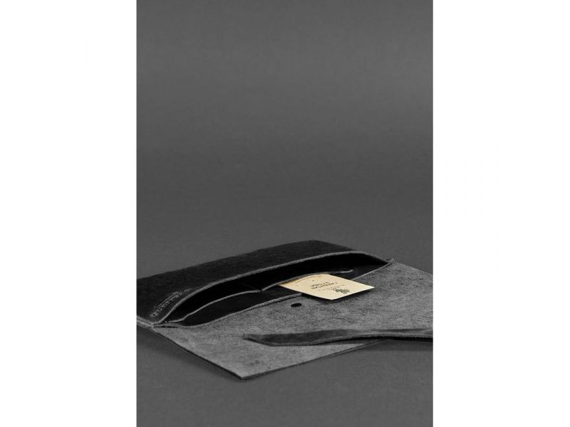 Кожаный тревел-кейс Voyager 1.2 черный Crazy Horse, фото 2