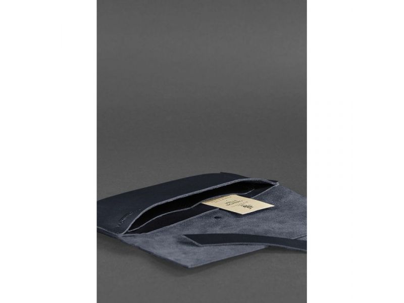 Кожаный тревел-кейс Voyager 1.2 темно-синий, фото 2