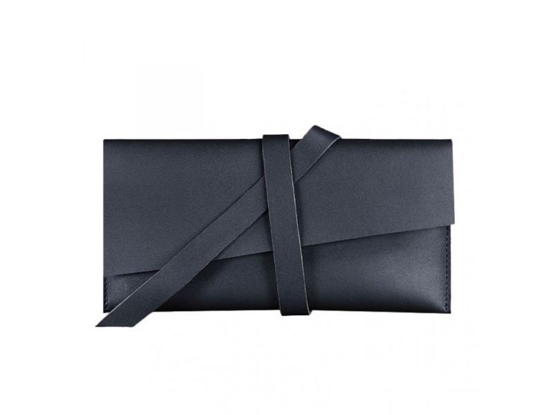 Кожаный тревел-кейс Voyager 1.2 темно-синий, фото 5