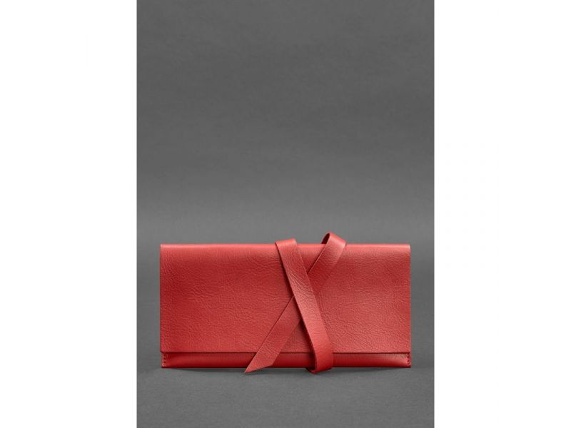 Кожаный женский тревел-кейс Voyager 1.0 красный, фото 1