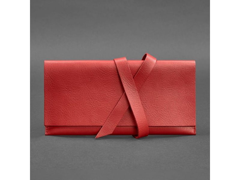 Кожаный женский тревел-кейс Voyager 1.0 красный, фото 4