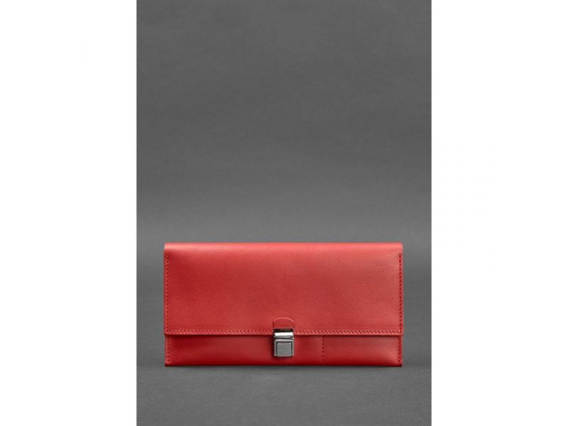 Кожаный женский тревел-кейс Journey 2.0 Красный, фото 1