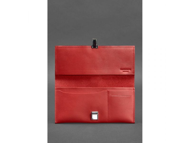 Кожаный женский тревел-кейс Journey 2.0 Красный, фото 3