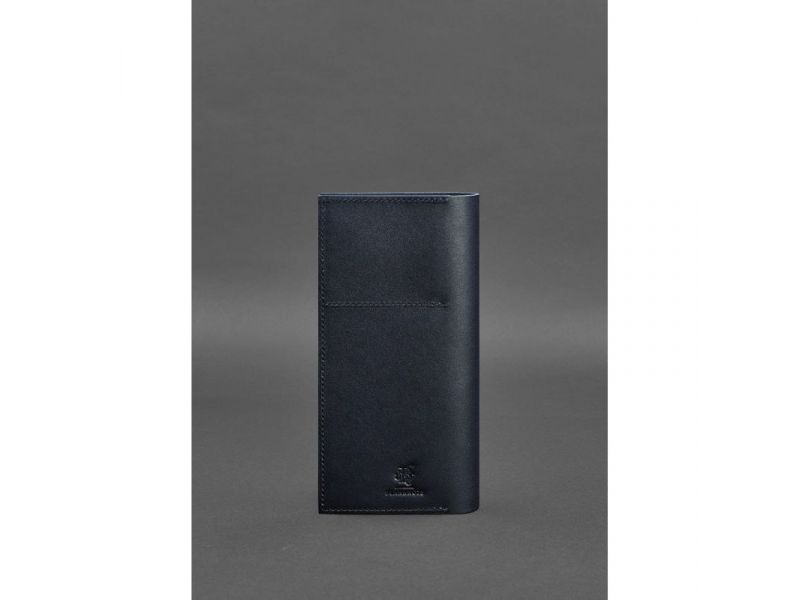 Кожаный тревел-кейс 3.1 темно-синий Краст, фото 5