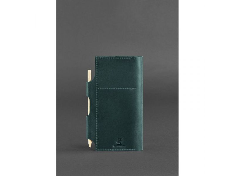 Кожаный тревел-кейс 3.0 зеленый Crazy Horse, фото 5