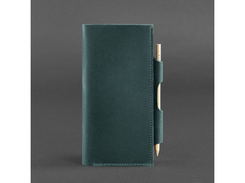 Кожаный тревел-кейс 3.0 зеленый Crazy Horse, фото 6