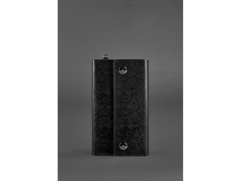 Кожаный клатч-органайзер (Тревел-кейс) 5.0 черный Blackwood, фото 1