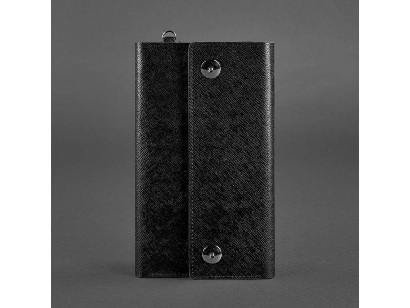 Кожаный клатч-органайзер (Тревел-кейс) 5.0 черный Blackwood, фото 6