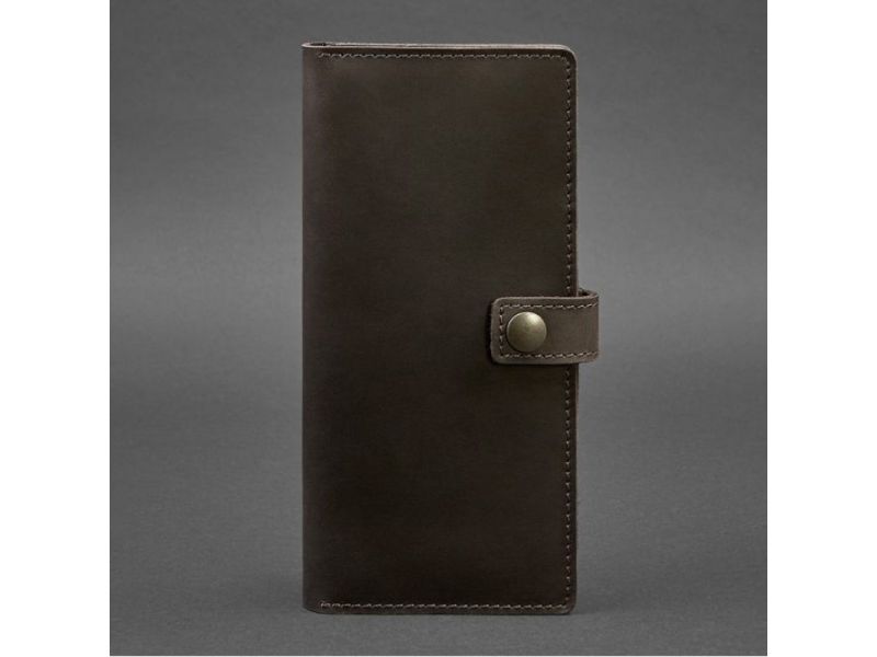 Кожаный Тревел-кейс (органайзер для документов) 6.0 темно-коричневый, фото 4