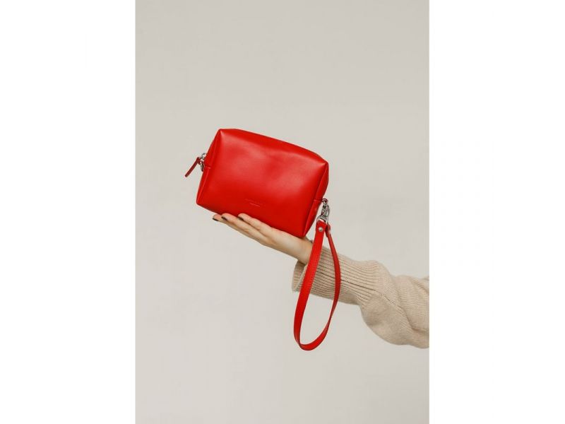 Кожаная косметичка-несессер 3.0 Красная, фото 1