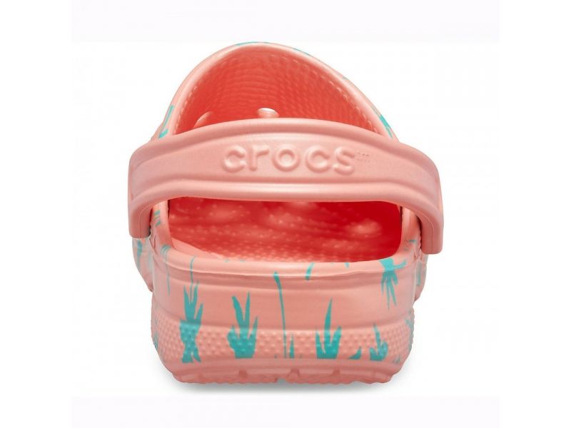Кроксы Crocs Baya Seasonal Graphic Clog женские крокс с пальмами, фото 3