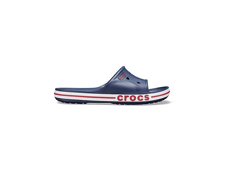 Кроксы мужские шлепки CROCS Bayaband Slide синие шлепанцы крокс, фото 2