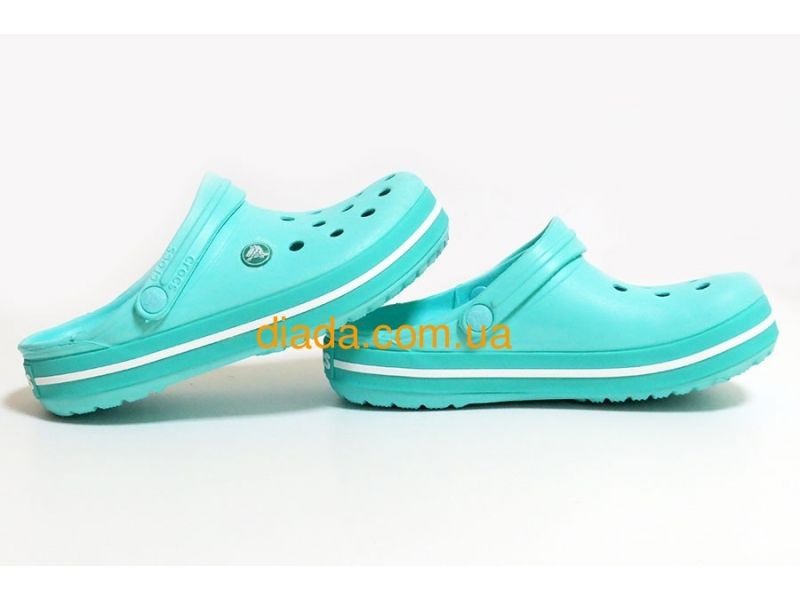 Кроксы женские мятные оригинальные Сабо Crocs, фото 2