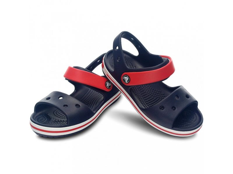 Детские Сандали Crocs Crocband Sandal Kids Navy / Кроксы Тёмно-синие, фото 3
