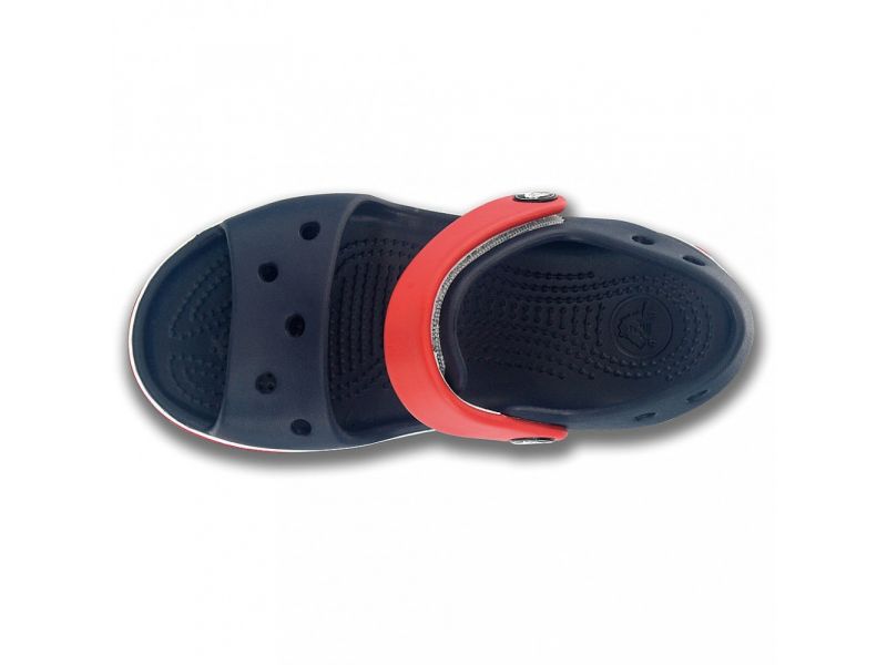 Детские Сандали Crocs Crocband Sandal Kids Navy / Кроксы Тёмно-синие, фото 4
