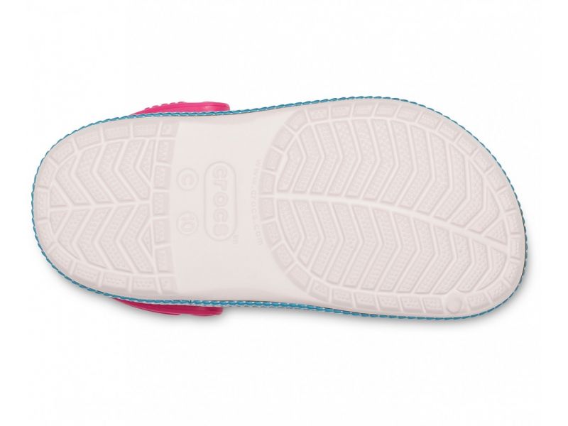 Kids' Crocband™ Sequin Band Clog Кроксы детские радуга Сабо Crocs, фото 5