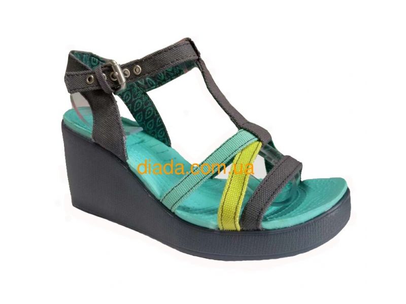 Crocs босоножки крокс женские бирюзовые, фото 1