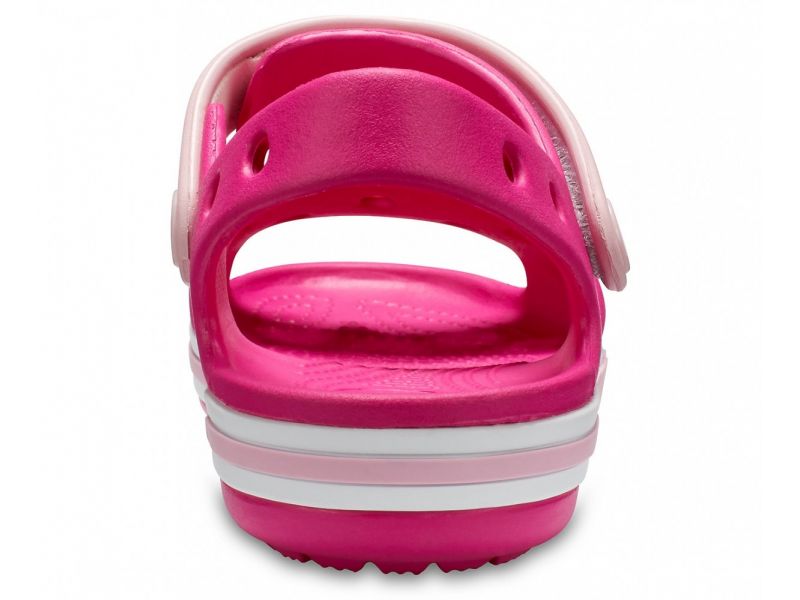 Детские Сандали Crocs Bayaband Sandal Kids Raspberry / Малиновые Кроксы для Девочек, фото 6