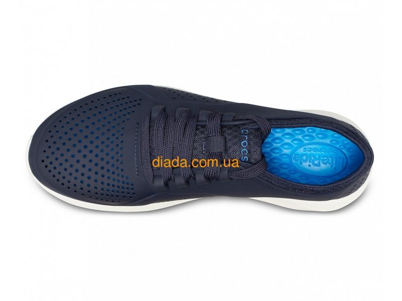 Синие кроссовки Crocs LiteRide Pacer Sneaker Navy/White, фото 5