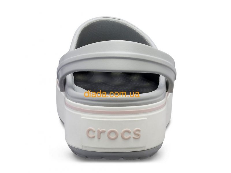 Женские кроксы на платформе серые Crocs Crocband Platform Grey арт. 205434, фото 4