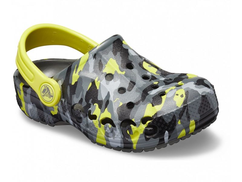 Кроксы детские Kids' Baya Seasonal Graphic Clog хаки, фото 1