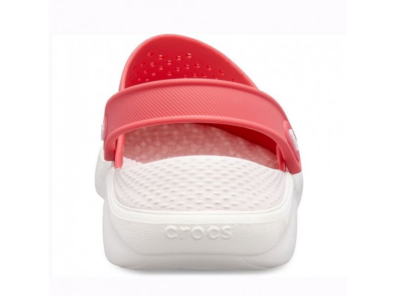 Крокс Crocs LiteRide™ Clog женские коралово-красные кроксы, оригинал, фото 5