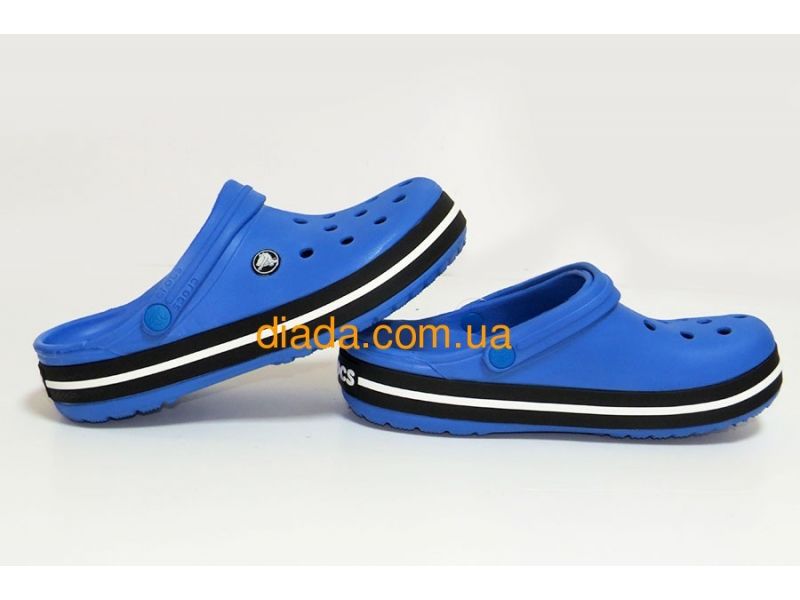 Кроксы синие Лазурные оригинальные Сабо Crocs, фото 2