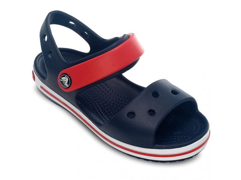 Детские Сандали Crocs Crocband Sandal Kids Navy / Кроксы Тёмно-синие, фото 2