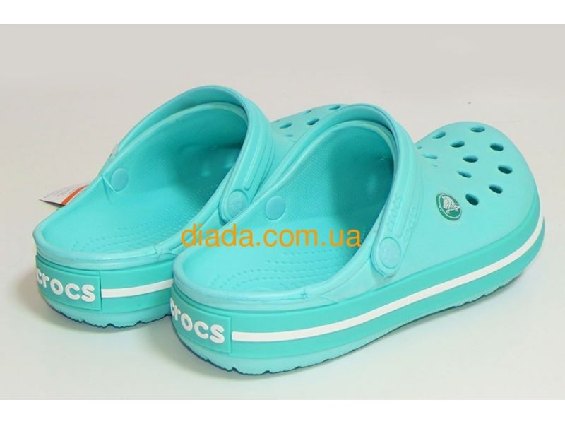 Кроксы женские мятные оригинальные Сабо Crocs, фото 4