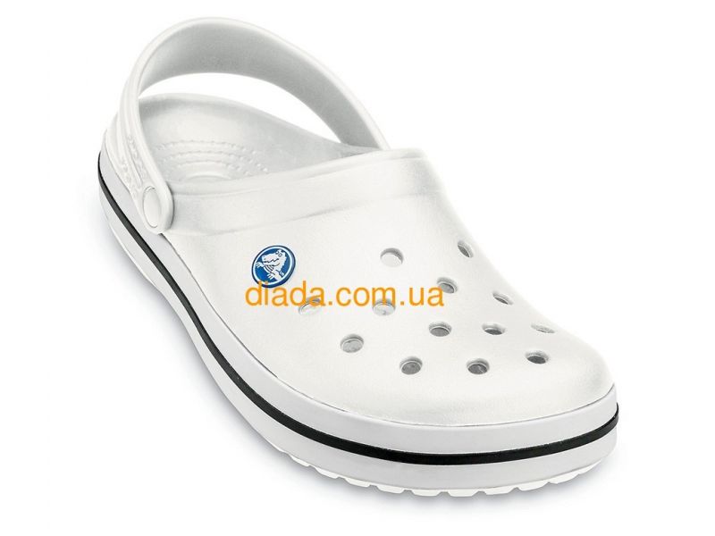 Крокс сабо Crocs Crocband II.5  белые . Мужские кроксы., фото 4