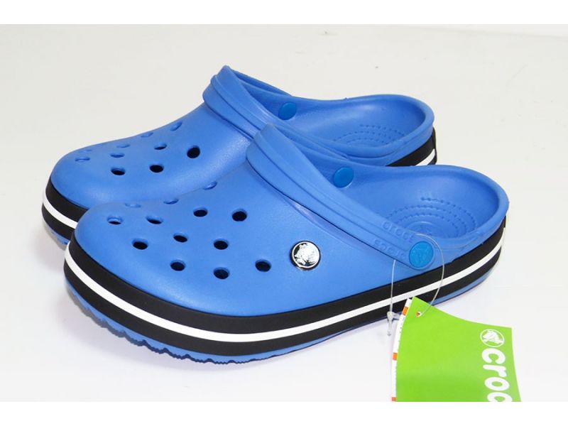 Кроксы синие Лазурные оригинальные Сабо Crocs, фото 1