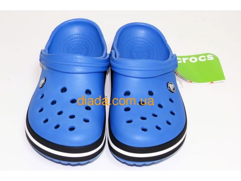 Кроксы синие Лазурные оригинальные Сабо Crocs, фото 5
