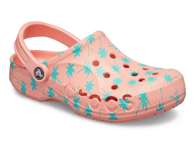 Кроксы Crocs Baya Seasonal Graphic Clog женские крокс с пальмами, фото 2