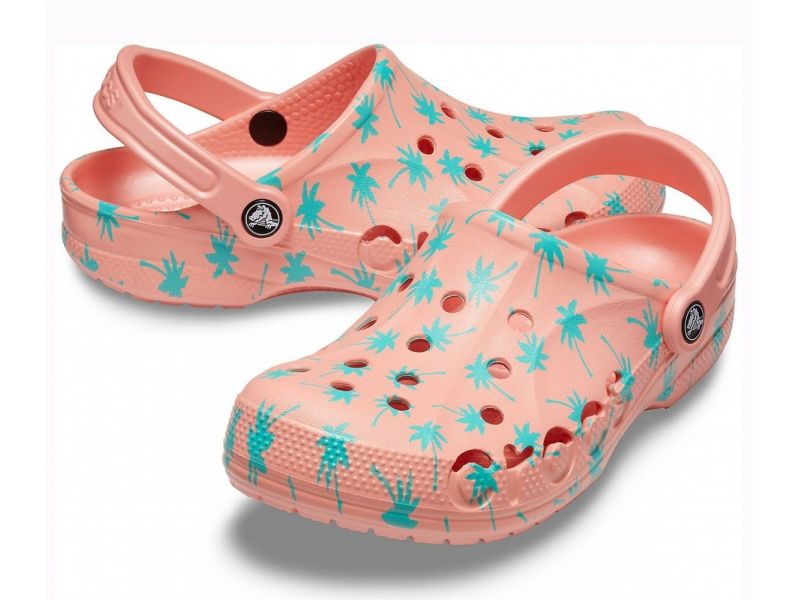 Кроксы Crocs Baya Seasonal Graphic Clog женские крокс с пальмами, фото 1