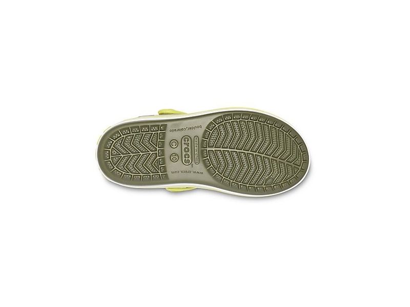 Kids' Crocband™ Seasonal Graphic Sandal Citrus (Детские сандалии CROCS хаки), фото 5