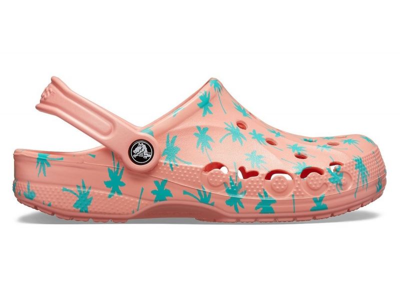 Кроксы Crocs Baya Seasonal Graphic Clog женские крокс с пальмами, фото 4