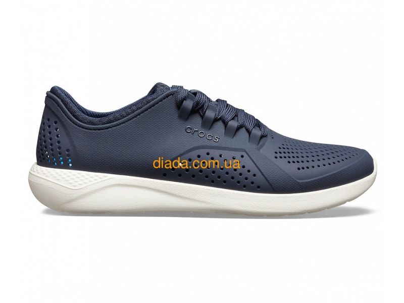 Синие кроссовки Crocs LiteRide Pacer Sneaker Navy/White, фото 6