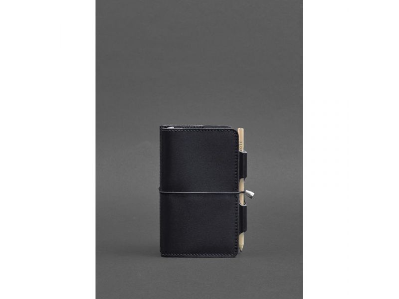 Кожаный блокнот (Софт-бук) 3.0 синий Краст, фото 1