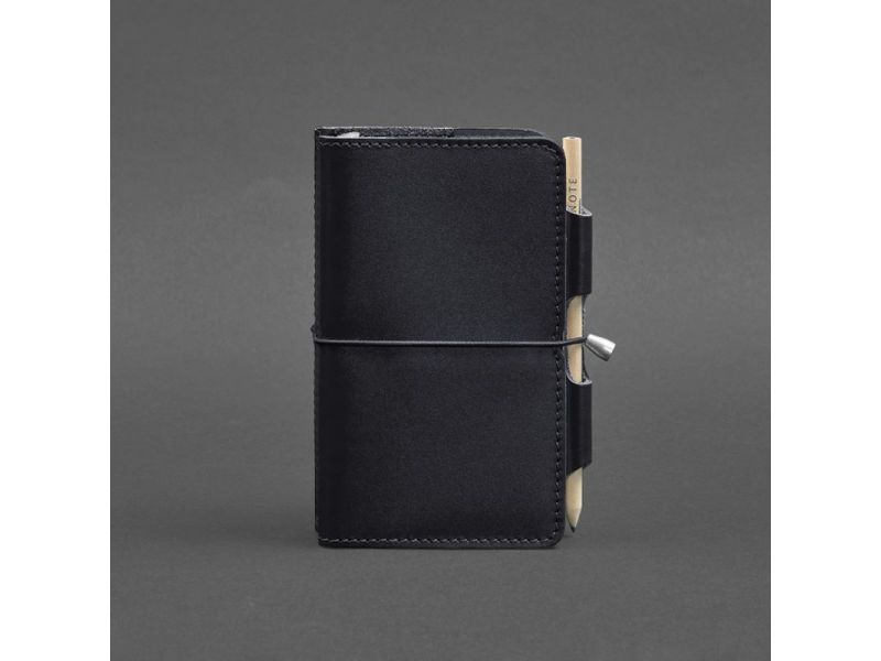 Кожаный блокнот (Софт-бук) 3.0 синий Краст, фото 5