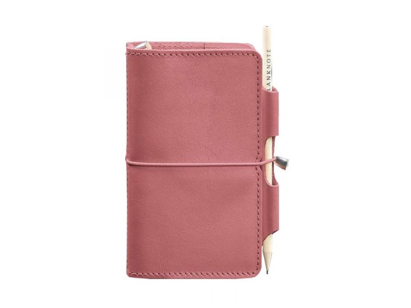 Кожаный блокнот (Софт-бук) 3.0 розовый, фото 6