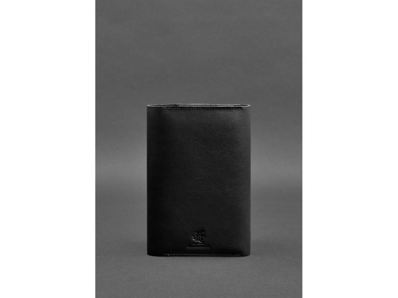 Кожаный блокнот (Софт-бук) 5.1 угольно-черный, фото 5