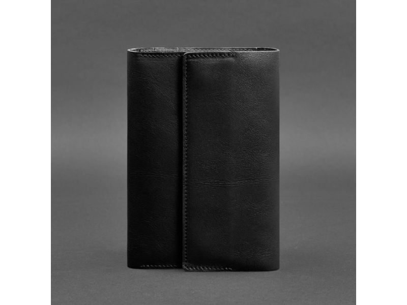 Кожаный блокнот (Софт-бук) 5.1 угольно-черный, фото 6