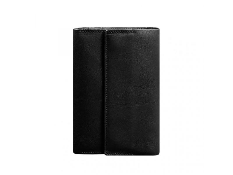 Кожаный блокнот (Софт-бук) 5.1 угольно-черный, фото 7