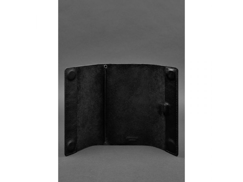 Кожаный блокнот софт-бук 7.0 угольно-черный, фото 3