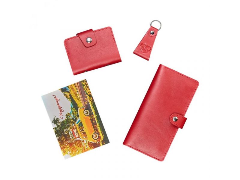 Набор женских кожаных аксессуаров Гавана, фото 4