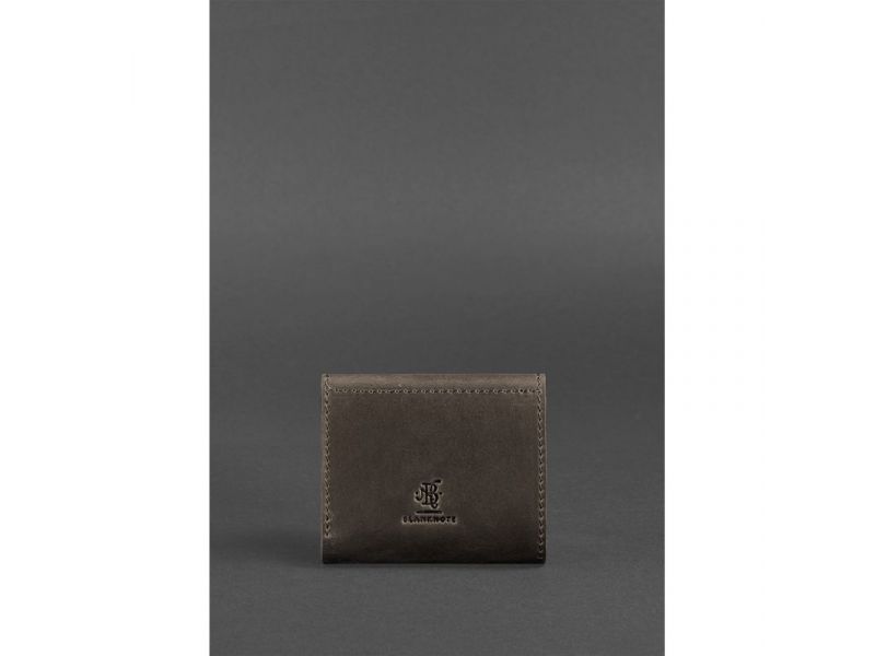 Кожаный кошелек 2.1 темно-коричневый Crazy Horse, фото 4