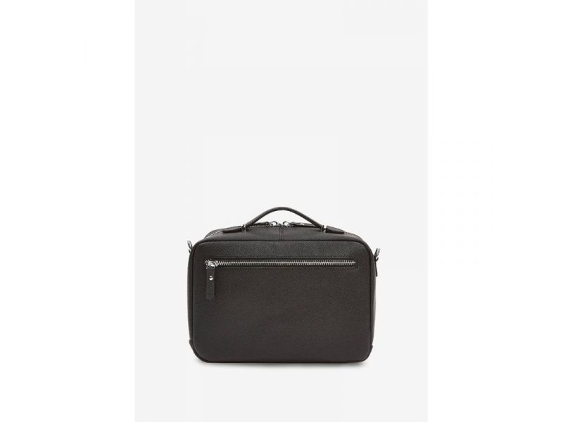 Женская кожаная сумка Avenue черная Saffiano, фото 5