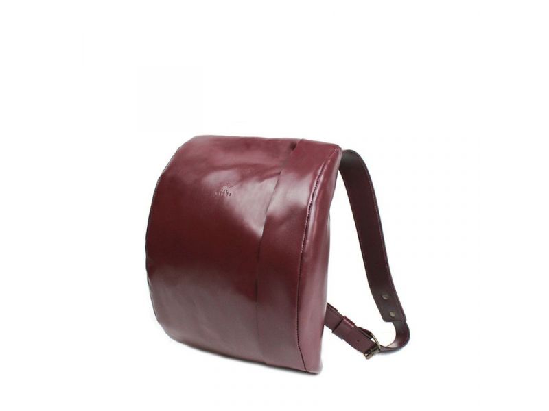 Кожаный рюкзак Cloud S бордовый, фото 1